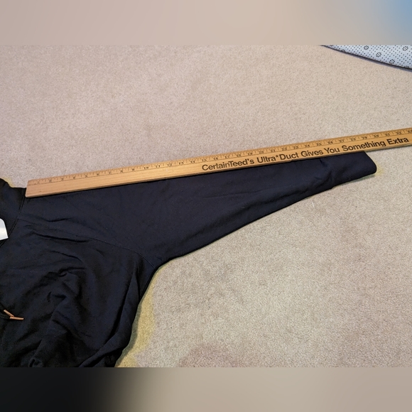 Isabel maternity by Ingrid & Isabel black turtleneck w/ drawstrings top - Picture 8 of 13